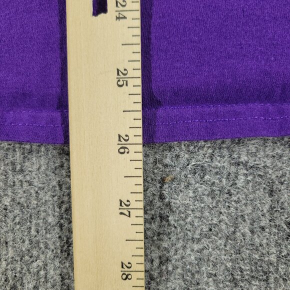 Basketball Shirt Men's Large Purple The Goat #24 Graphic Tee Short Sleeve Adult - Picture 11 of 12